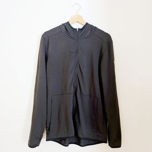 Asics Full Zip Hoodie w/ Thumb Holes Small Running Jacket w/ Pockets Windbreaker